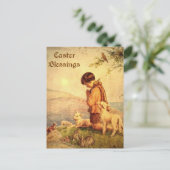 Cartes Pour Fêtes Annuelles Bénédiction de Pâques (Debout devant)