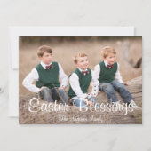 Cartes Pour Fêtes Annuelles Bénédiction de Pâques (Devant)