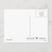 Cartes Pour Fêtes Annuelles Bénédiction de Thanksgiving (Dos)