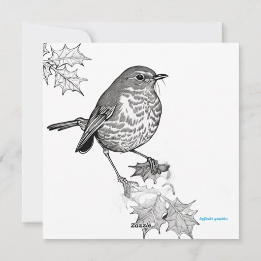 Cartes Pour Fêtes Annuelles Bénédiction solstice, de Midwinter Crow. (Dos)