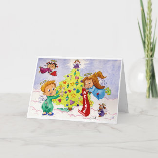 Cartes Pour Fêtes Annuelles Bénédictions angéliques