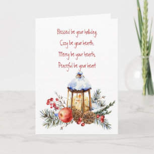 Cartes Pour Fêtes Annuelles Bénédictions celtiques Noël pour tous