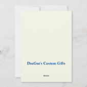 Cartes Pour Fêtes Annuelles Bénédictions de Noël mignon ange (Dos)