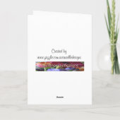 Cartes Pour Fêtes Annuelles Bénédictions d'Hanoukka (Dos)