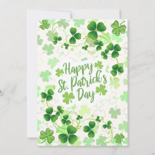 Cartes Pour Fêtes Annuelles Bénédictions irlandaises de la Saint-Patrick perso