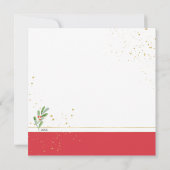 Cartes Pour Fêtes Annuelles Bénédictions Joyeuses Aquarelle Vacances Wreath (Dos)