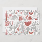 Cartes Pour Fêtes Annuelles Bénédictions Noël scandinave Photo (Dos)