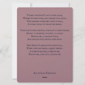 Cartes Pour Fêtes Annuelles Béni Soit La Déesse Lune Art Pagan (Dos)