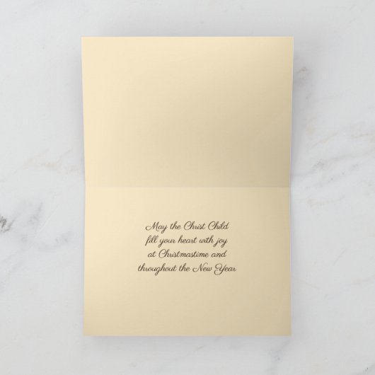 Cartes Pour Fêtes Annuelles Berceuse des anges (Intérieur)