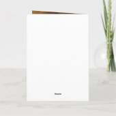 Cartes Pour Fêtes Annuelles Berger Allemand (Dos)