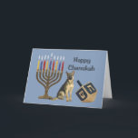 Cartes Pour Fêtes Annuelles Berger allemand Chanukah Card Menorah Dreidel1<br><div class="desc">Se souvenir de sa famille et de ses amis pendant la saison de Chanukah est un merveilleux moyen de rester en contact avec les gens qui vous aiment et qui vous tiennent à coeur. J'ai créé ces cartes de chien Chanukah avec amour et attention et je suis sûr que quiconque...</div>
