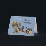 Cartes Pour Fêtes Annuelles Berger allemand Chanukah Card Menorah Dreidel1<br><div class="desc">Se souvenir de sa famille et de ses amis pendant la saison de Chanukah est un merveilleux moyen de rester en contact avec les gens qui vous aiment et qui vous tiennent à coeur. J'ai créé ces cartes de chien Chanukah avec amour et attention et je suis sûr que quiconque...</div>