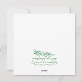 Cartes Pour Fêtes Annuelles Bermudes Daisy Flat Card (Dos)