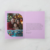 Cartes Pour Fêtes Annuelles Berry décongelé main tirée Joyeux Noël Photo (Intérieur)