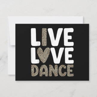 Cartes Pour Fêtes Annuelles Best Dance Art Pour Hommes Femmes Filles Garçons D