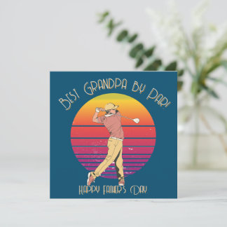Cartes Pour Fêtes Annuelles Best Grandpa by Par Golf Father’s Day Design