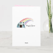 Cartes Pour Fêtes Annuelles Betta Fish Rouge et rose Valentine (Dos)