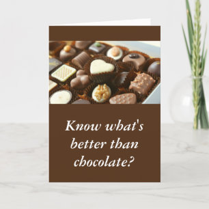 Cartes Pour Fêtes Annuelles better than chocolate sweny funny valentine