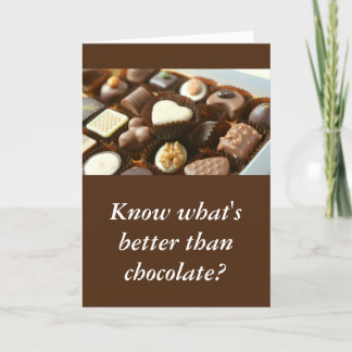 Cartes Pour Fêtes Annuelles better than chocolate sweny funny valentine