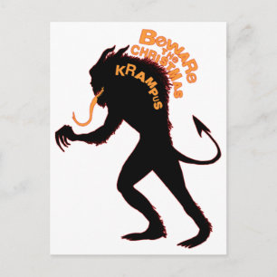 Cartes Pour Fêtes Annuelles Beware the Christmas Krampus