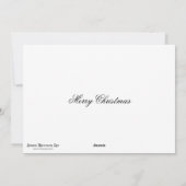 Cartes Pour Fêtes Annuelles Bible Verse Bois Rustique Snowflakes Noël (Dos)