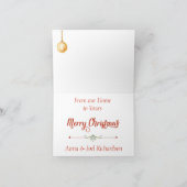 Cartes Pour Fêtes Annuelles Bicyclette de matin de Noël (Intérieur)