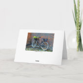 Cartes Pour Fêtes Annuelles Bicyclette, Église Saint-Nicolas, Copenhague, Dane (Dos)