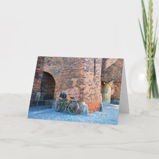 Cartes Pour Fêtes Annuelles Bicyclette, Église Saint-Nicolas, Copenhague, Dane (Devant)