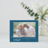 Cartes Pour Fêtes Annuelles Bienheureux Écriture Papa (Debout devant)