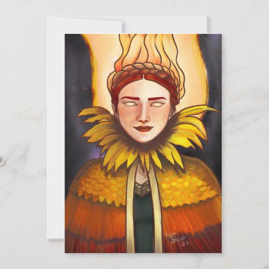 Cartes Pour Fêtes Annuelles Bienheureux Imbolc ! (Devant)