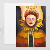 Cartes Pour Fêtes Annuelles Bienheureux Imbolc ! (Devant / Derrière)