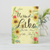 Cartes Pour Fêtes Annuelles Bienheureux Litha (Debout devant)