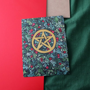 Cartes Pour Fêtes Annuelles Bienheureux Yule