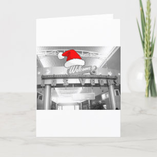 Cartes Pour Fêtes Annuelles Bienvenue à Las Vegas Noël