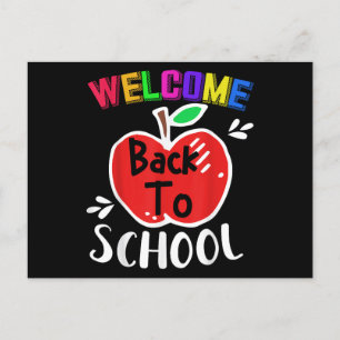 Cartes Pour Fêtes Annuelles Bienvenue À L'École Chemise Drôle Enseignants Étud