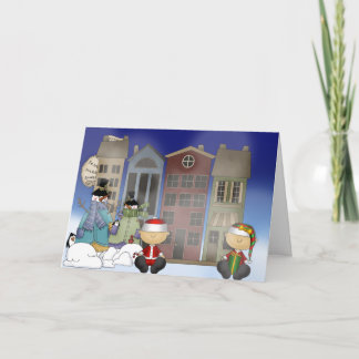 Cartes Pour Fêtes Annuelles Bienvenue à Snowman