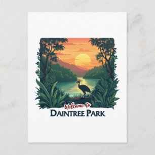 Cartes Pour Fêtes Annuelles Bienvenue au Daintree National Australian Park
