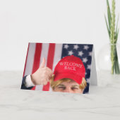 Cartes Pour Fêtes Annuelles Bienvenue Vous Avez Manqué L'Humour Trump (Devant)