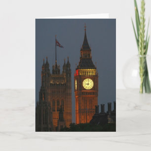 Cartes Pour Fêtes Annuelles Big Ben-Londres-Angleterre