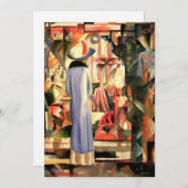 Cartes Pour Fêtes Annuelles Big Bright Showcase par August Macke (Devant / Derrière)