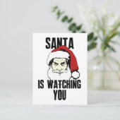 Cartes Pour Fêtes Annuelles Big Brother Santa Claus Vous Regarde (Debout devant)