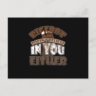 Cartes Pour Fêtes Annuelles Big Foot Doesn't Arbitraire dans You Either Sasqua
