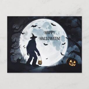 Cartes Pour Fêtes Annuelles Big Foot Happy Halloween Traiter ou Traiter