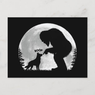 Cartes Pour Fêtes Annuelles Bigfoot Berger Allemand Nose Boop