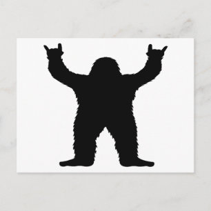 Cartes Pour Fêtes Annuelles Bigfoot Rock On