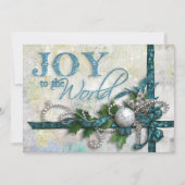 Cartes Pour Fêtes Annuelles Bijoux Turquoise et argent (Devant)