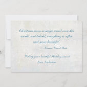 Cartes Pour Fêtes Annuelles Bijoux Turquoise et argent (Dos)