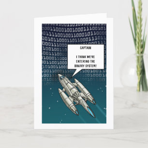 Cartes Pour Fêtes Annuelles Binary System Birthday Card