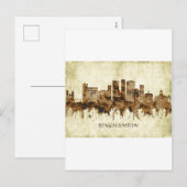 Cartes Pour Fêtes Annuelles Binghamton New York (Devant / Derrière)