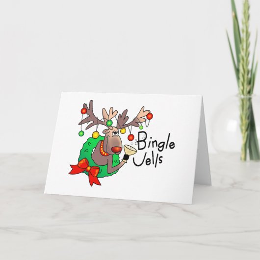 Cartes Pour Fêtes Annuelles BINGLE JELLS par SHARON SHARPE (Devant)